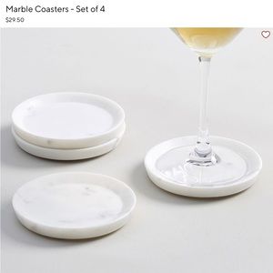 Pottery Barn marble coaster